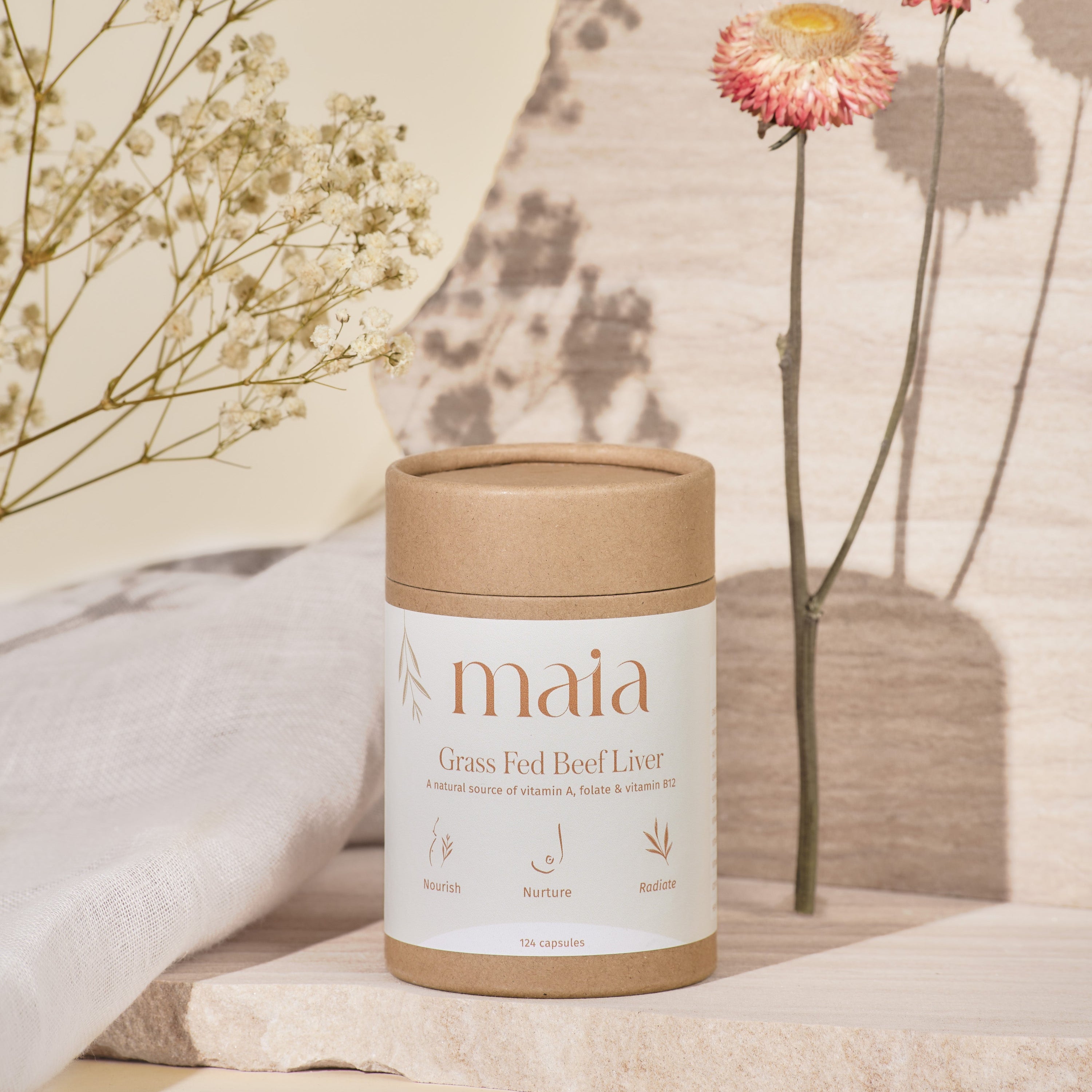 Organic Grass Fed Beef Liver Capsules