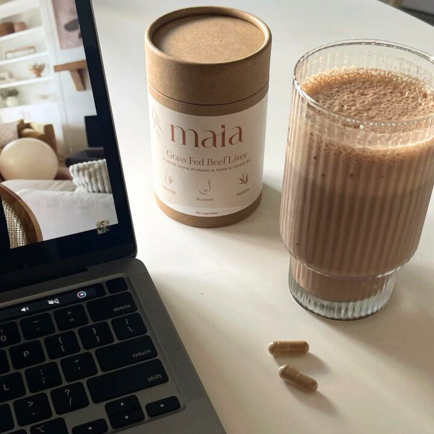 Organic Grass Fed Beef Liver Capsules