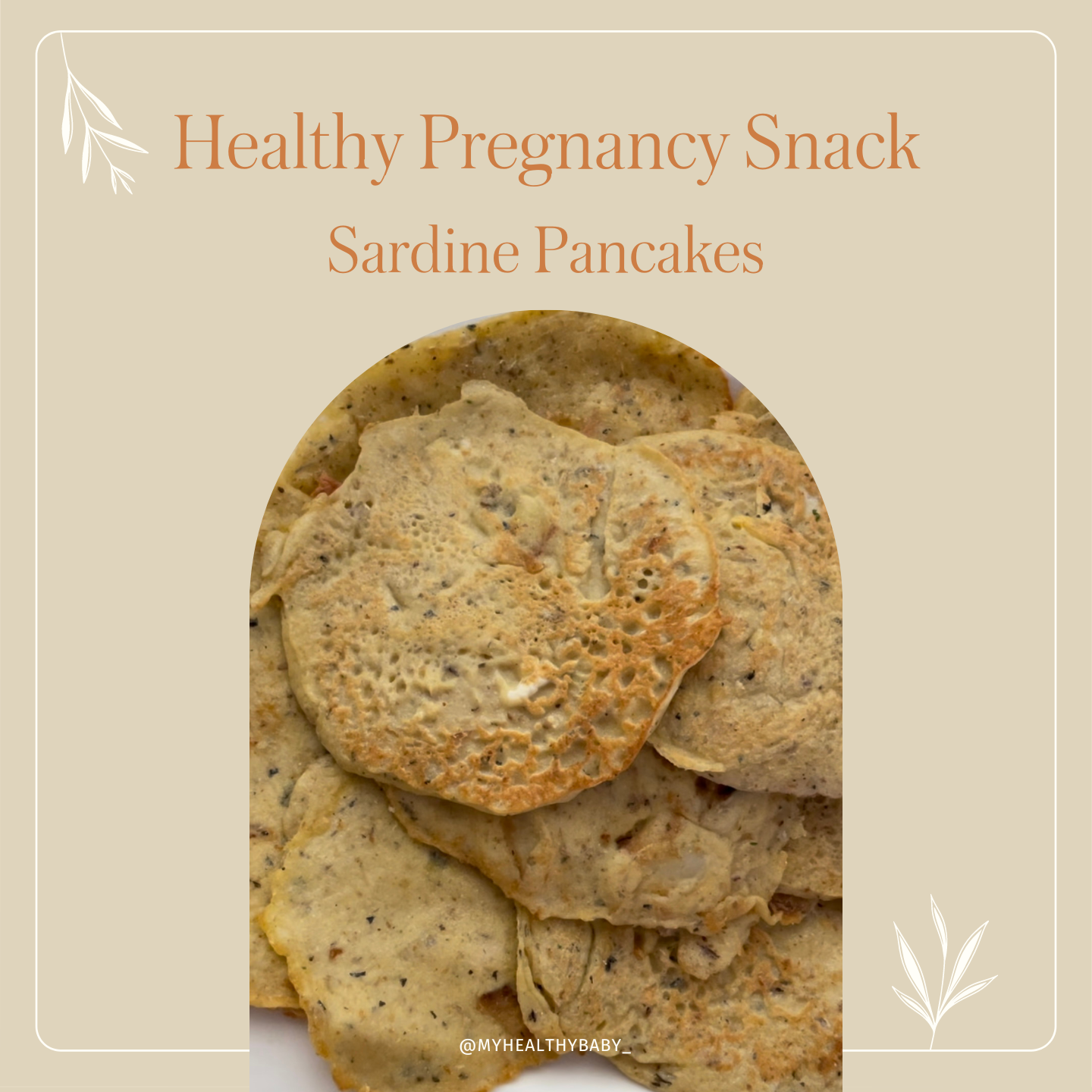 Recipe: Sardine Pancakes (without the strong fishy taste!)