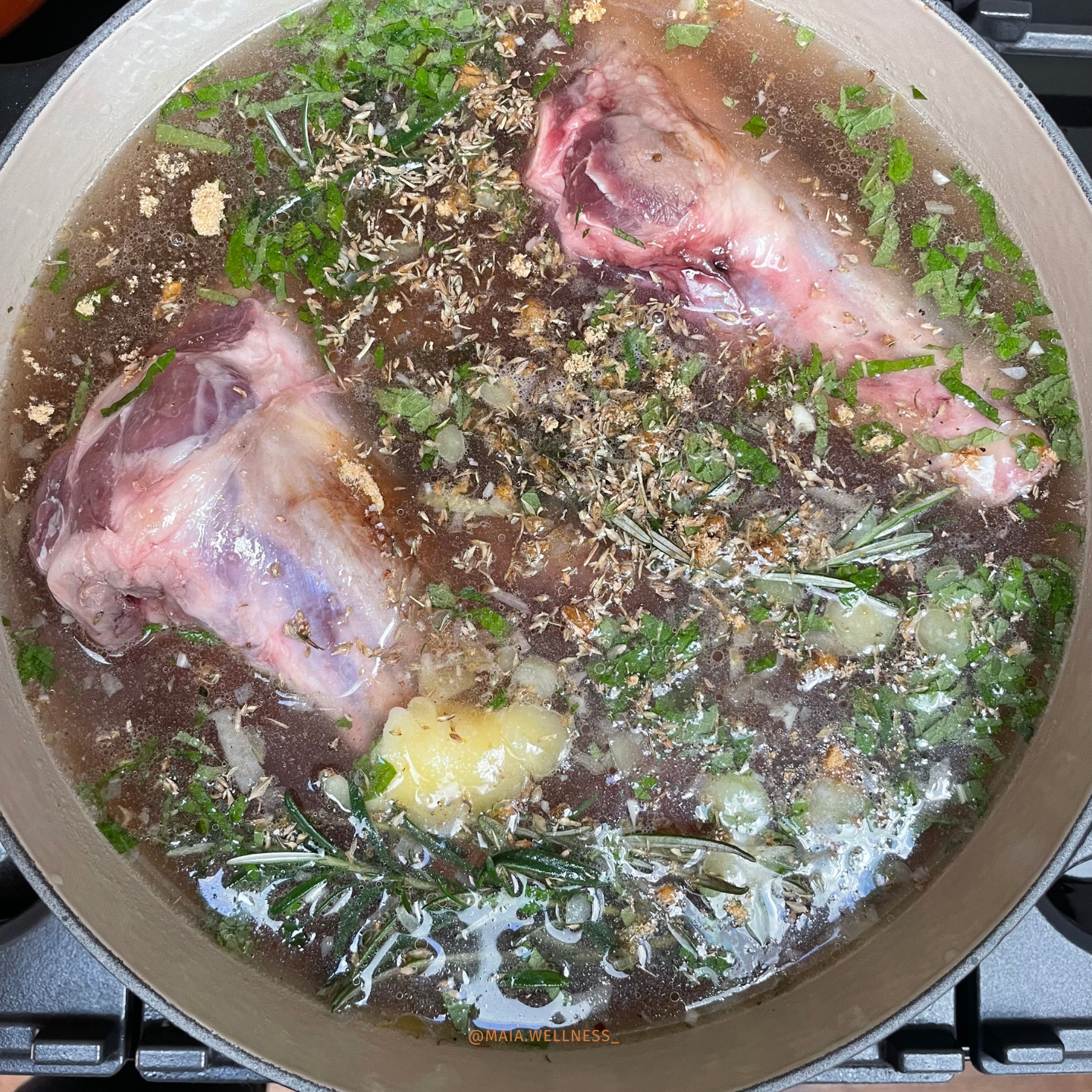 Recipe: Rosemary & Mint Lamb Shanks