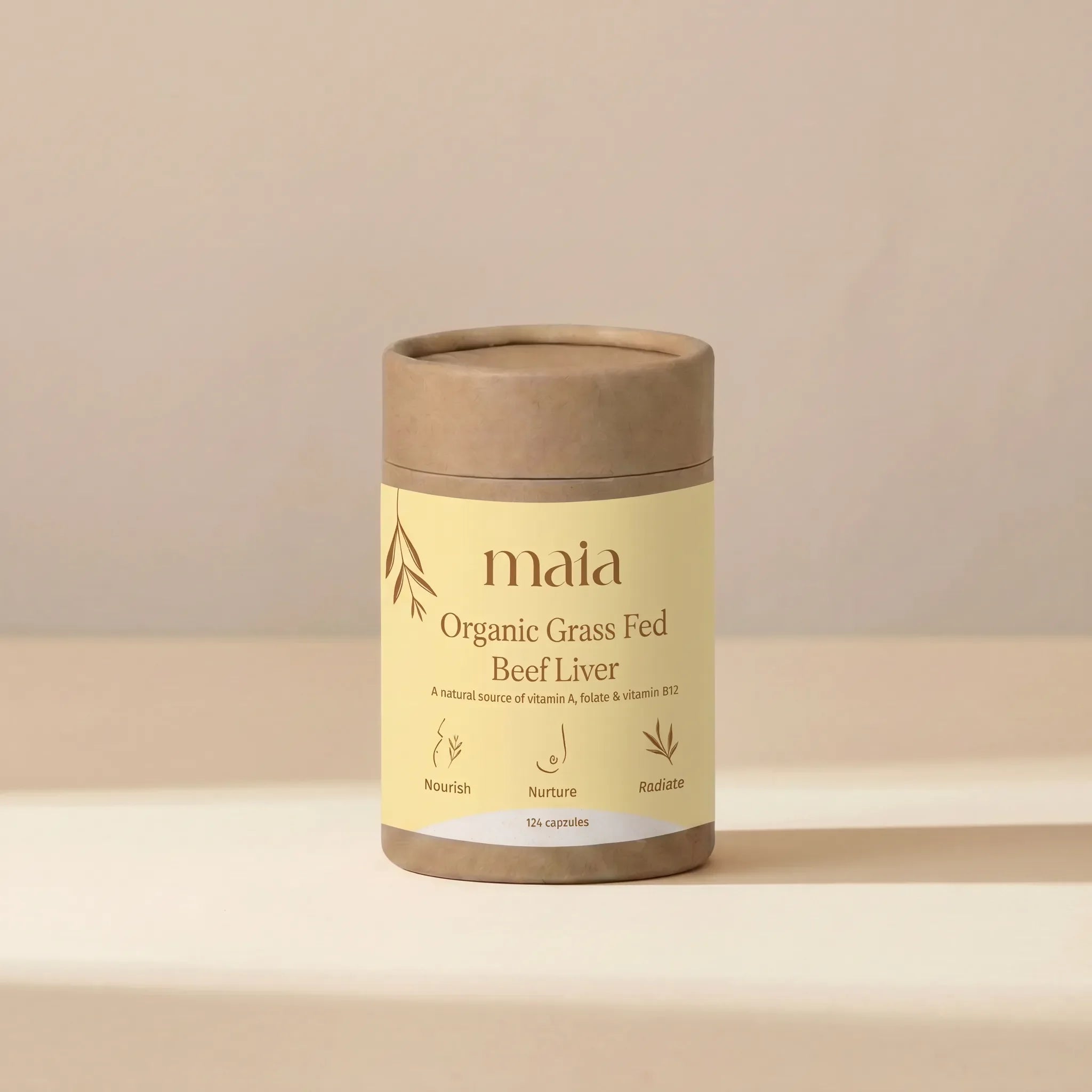 Organic Grass Fed Beef Liver Capsules