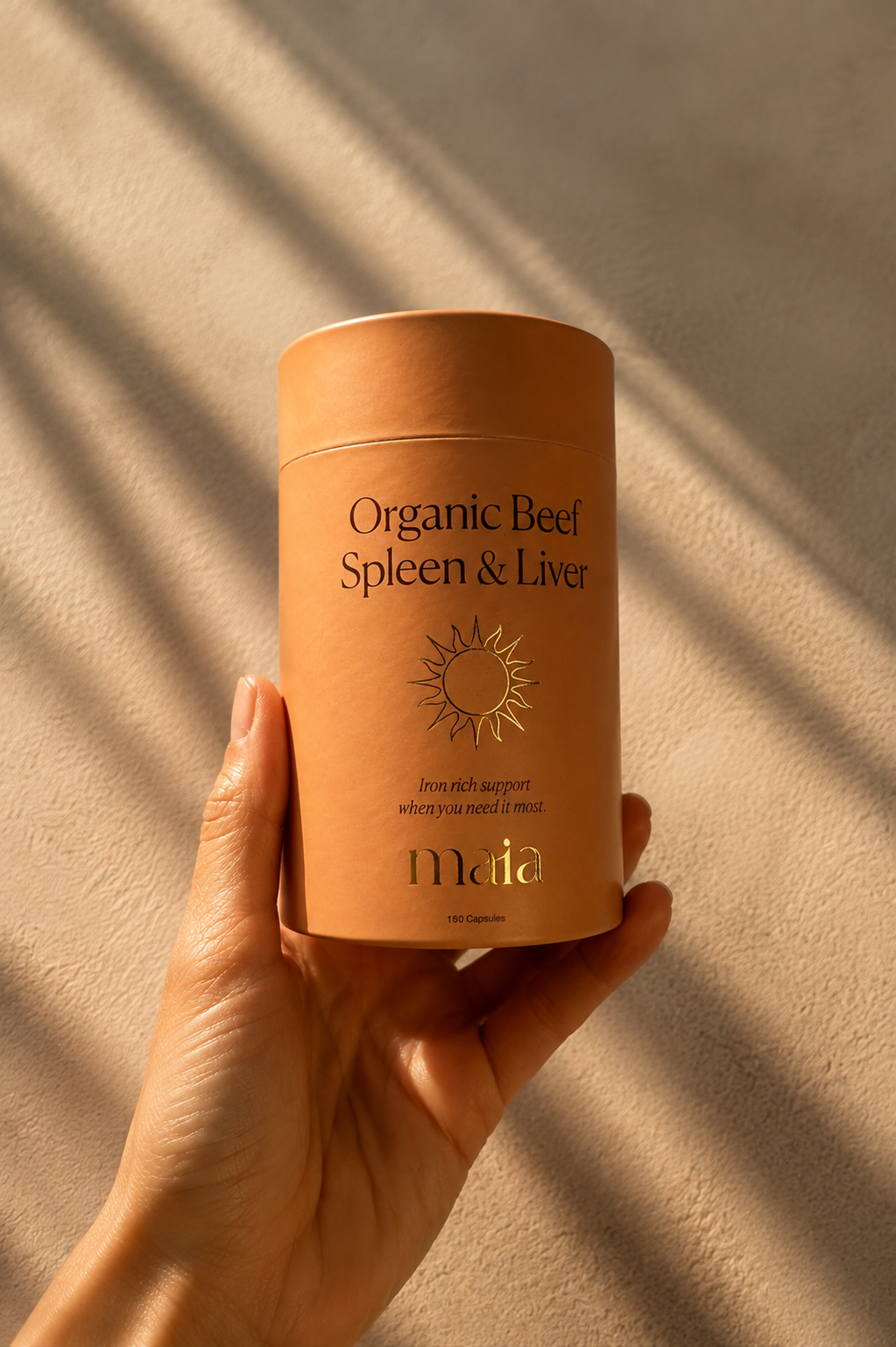 Organic Grass Fed Beef Spleen & Liver Capsules