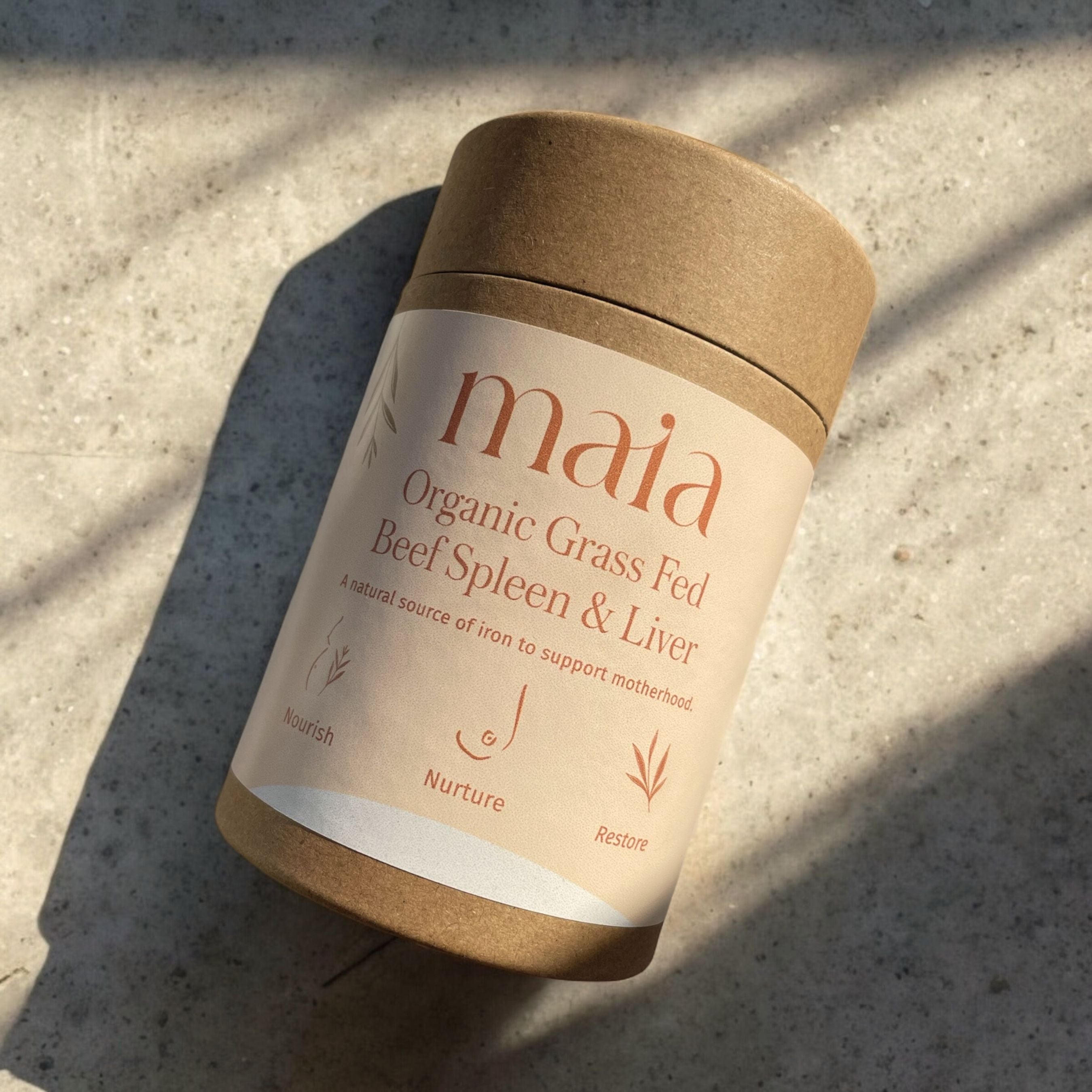 Organic Grass Fed Beef Spleen & Liver Capsules