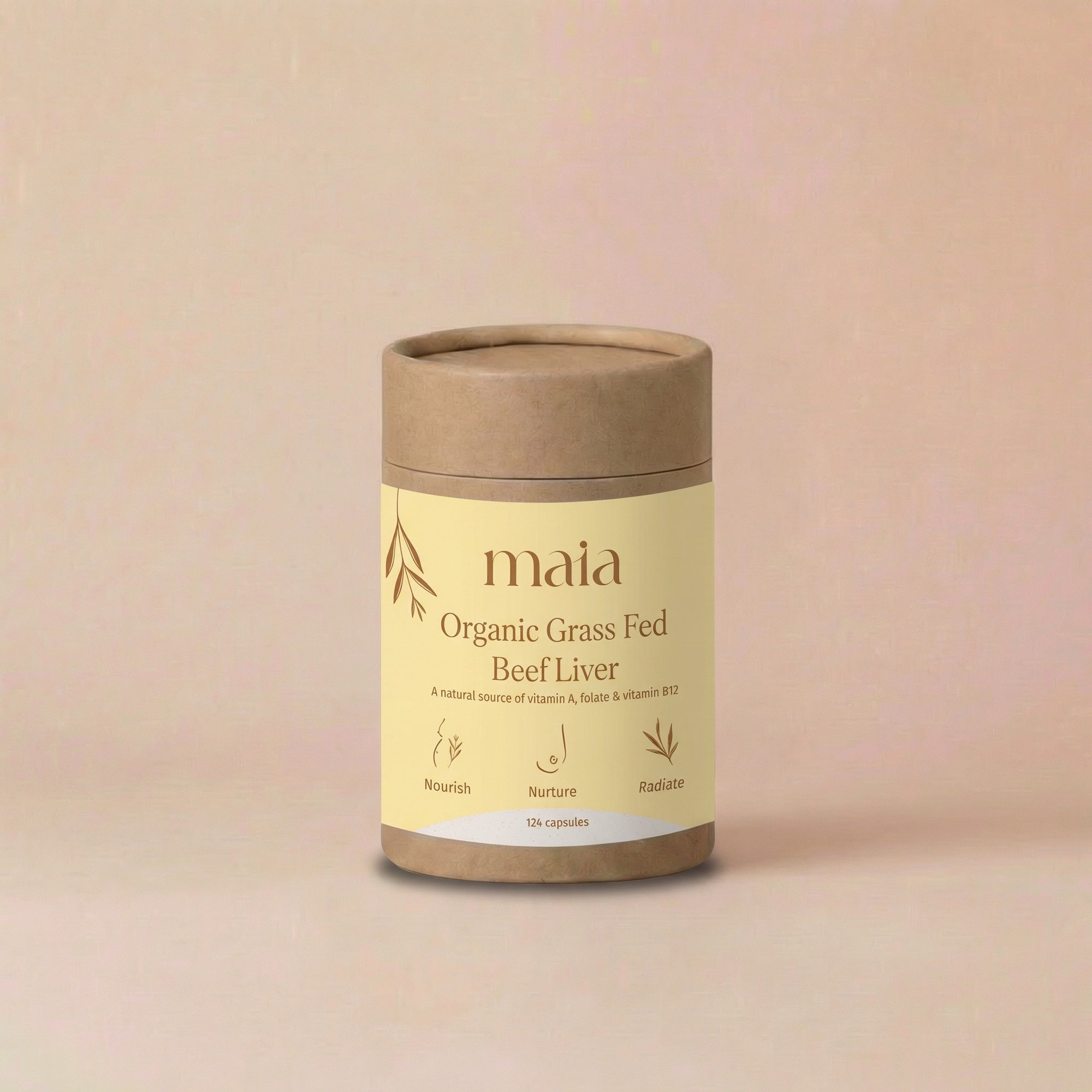 Organic Grass Fed Beef Liver Capsules